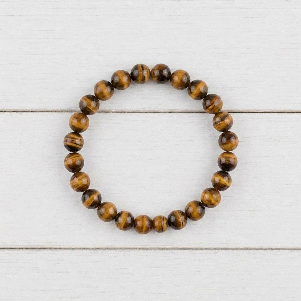 Pulsera de Ojo de Tigre de 8 mm