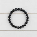 Pulsera de Turmalina Negra de 8 mm
